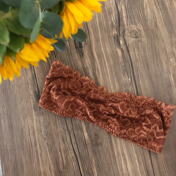 Other - Strappy Bronze Lace Bandeau